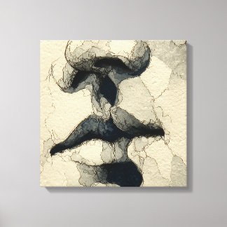 Toile Portrait surréaliste moderne | Lien fragmenté (dét
