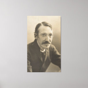 Toile Portrait vintage de photo de Robert Louis