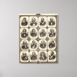 Toile Portraits PAR EXEMPLE de potier, Delano T Smith