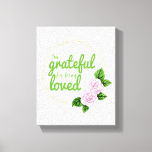 Toile positif good vibes citations pour acceptation de s