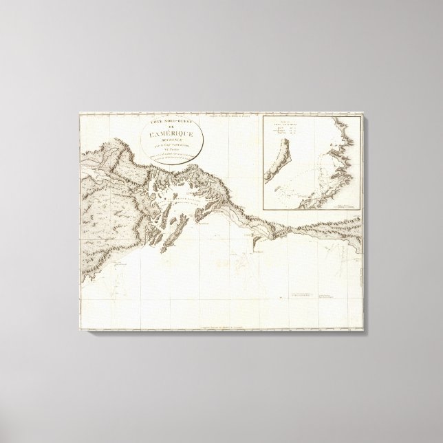 Toile Possession de Point Riou à Point Alaska (Recto)