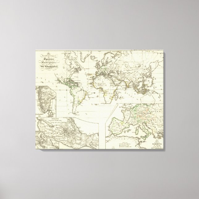 Toile Possessions des Espagnols (Recto)