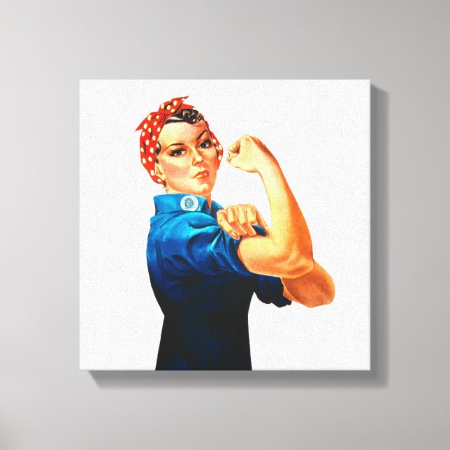 Toile Poster 2ÈME GUERRE MONDIALE Rosie The Riveter (Recto)