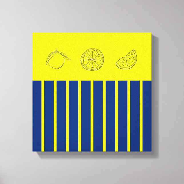 Toile Poster à thème de la cuisine de la Marine des Citr (Recto)