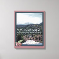 Poster Art de l'État de Washington