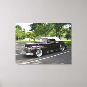 Toile Poster convertible au mercure 1947