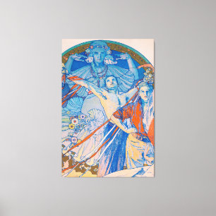 Toile Poster d'Alphonse Mucha pour le Sokol Festival (19