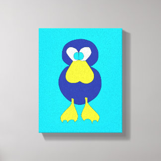TOILE POSTER DE ANIMAL / CANVAS DE CUTE BLUE BOUC