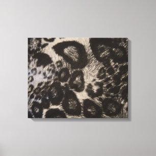 TOILE POSTER DE ANIMAL NOIR