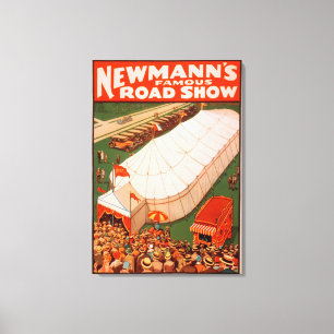 Toile Poster de la célèbre tente magique de Newmann