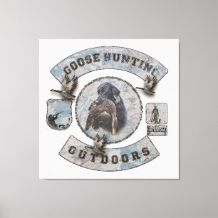 Toile Poster de la Tapisserie de chasse à l'oie