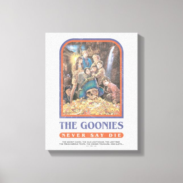 Toile Poster de l'anniversaire du trésor des Goonies (Recto)