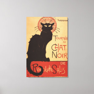 Toile Poster du conversation Noir Cabaret Troupe Black C