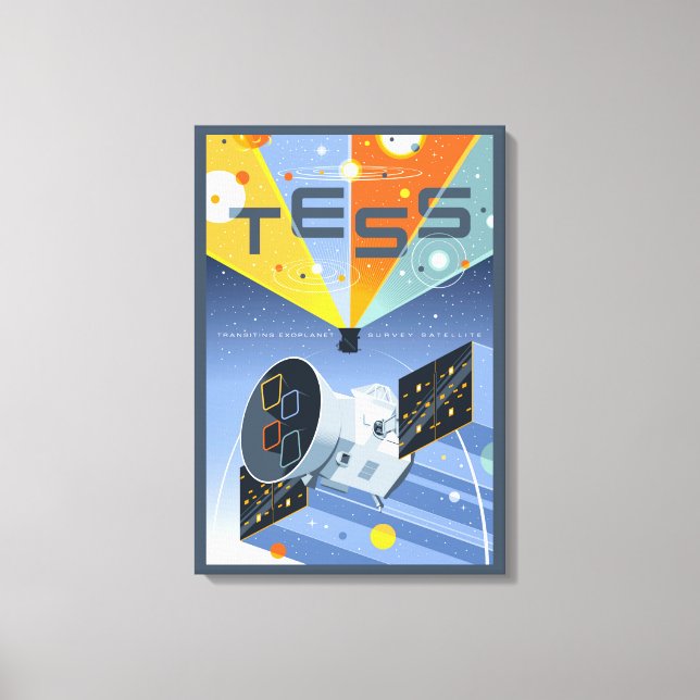 Toile Poster du télescope spatial Tess. (Recto)