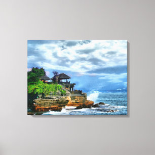 Toile Poster du temple Tanah Lot Bali