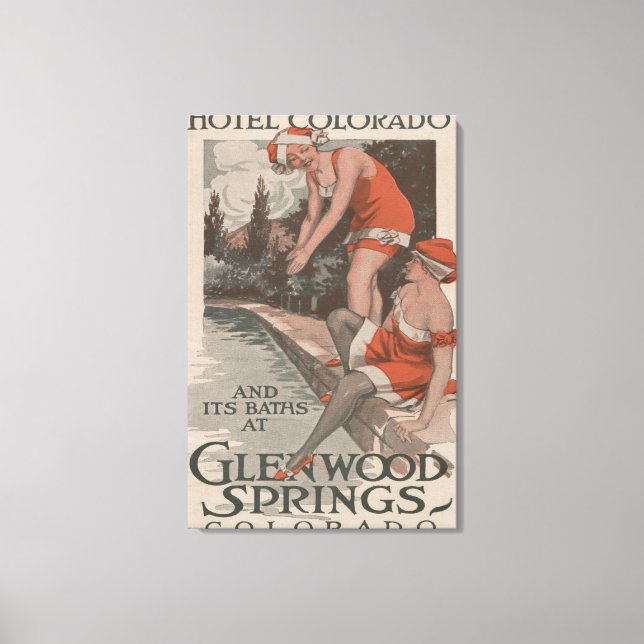 Toile Poster Hotel Colorado & Bains (Recto)