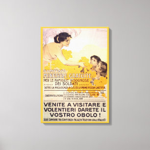Toile Poster italien vintage 1917