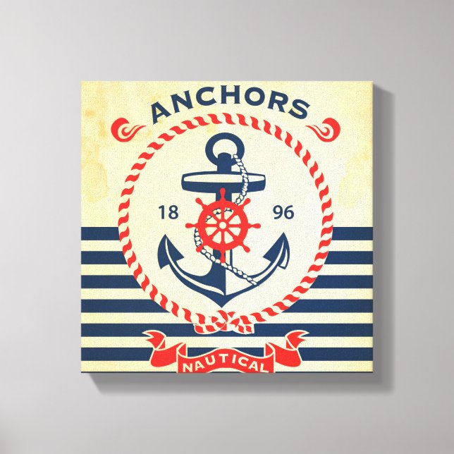 Toile Poster nautical (Recto)