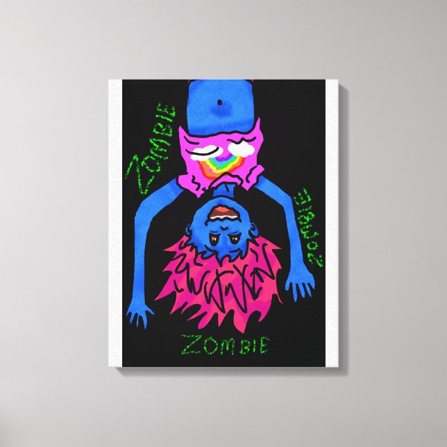 Toile Poster Zombie (Recto)