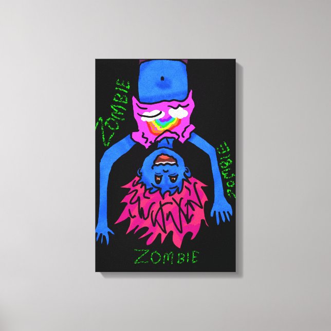 Toile Poster Zombie (Recto)