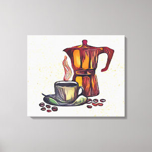 Toile pot moka