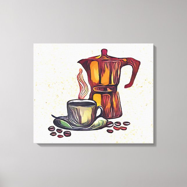 Toile pot moka (Recto)