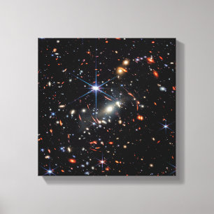 Toile Premier champ profond du télescope spatial James W