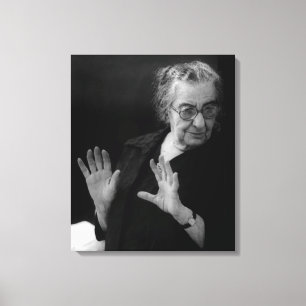 Toile Premier ministre Golda Meir