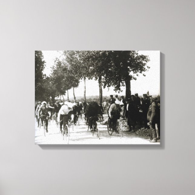 Toile Premier Tour de France 1903 La Course (Recto)