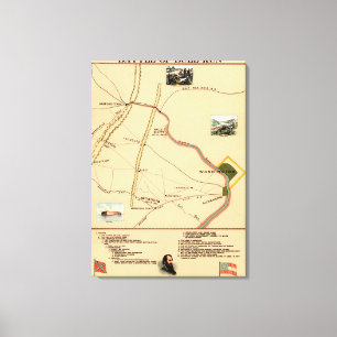 Toile Première bataille de course de Taureau - guerre