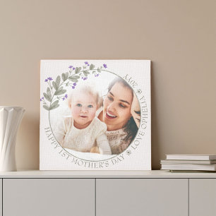 Toile Première Fête des mères Photo Fleur sauvage Floral