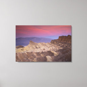 Toile Première lumière du matin sur Zabriskie Point et 2