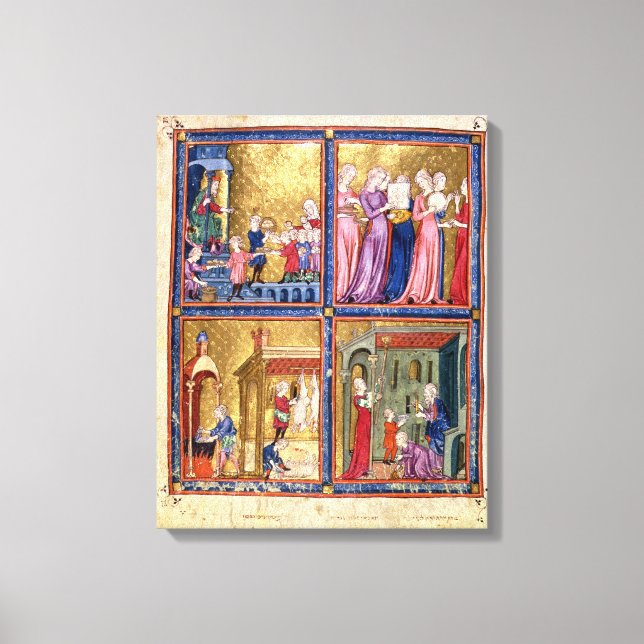 Toile Préparation de la Pâque (Recto)