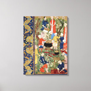 Toile Préparation d'un repas
