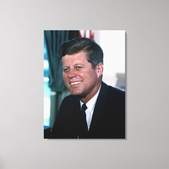 Toile Président du Bureau ovale John Jack F. Kennedy (Recto)