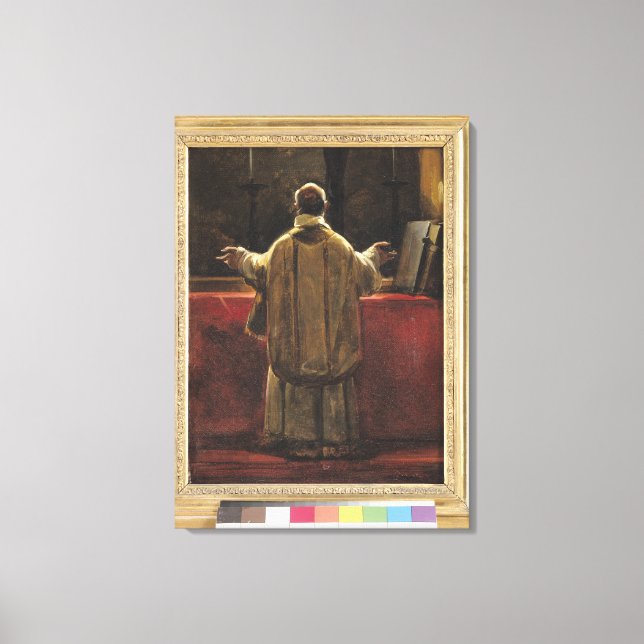 Toile Prêtre à l'autel (Recto)