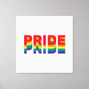 Toile Pride lgbt lgbtq queer gay rainbow couleurs rétro