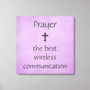 Toile Prière Communication sans fil optimale Imprimer