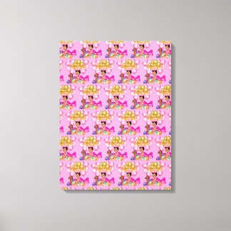 Toile Princesse en rose