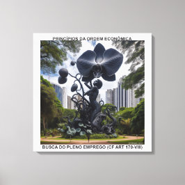 Toile PRINCÍPIOS DA ORDEM ECONÔMICA - CANVAS esticada