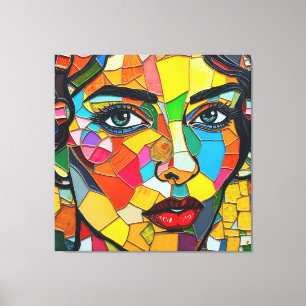 Toile "Prismara" - Fragments de sa flamme