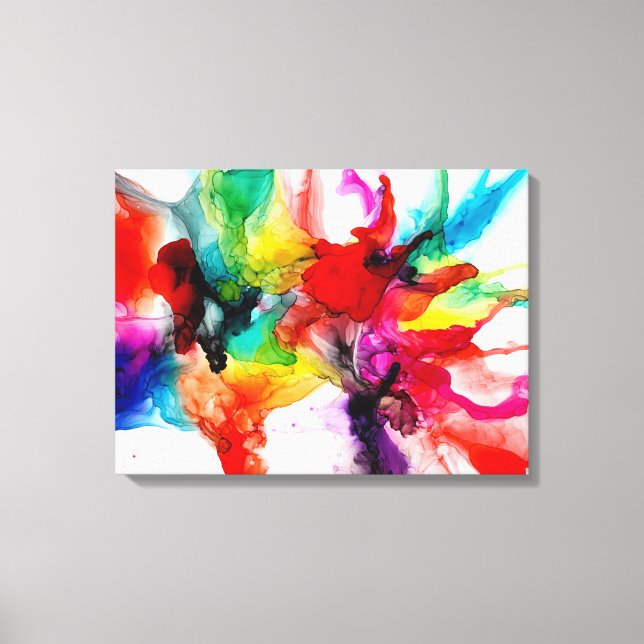 Toile Prisme de bijoux - Aquarelle (Recto)