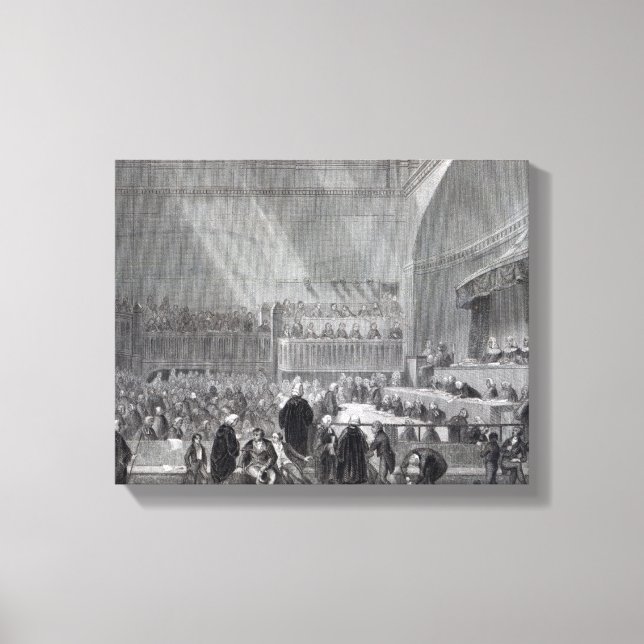 Toile Procès de Daniel O'Connell en 1844 (Recto)