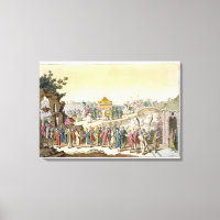 Procession à un Mariage traditionnel taoïste, illu