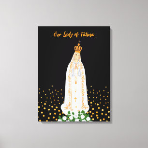 Toile Procession de Notre-Dame de Fatima aux bougies