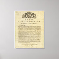 Proclamation du Roi pour la répression de la rébel