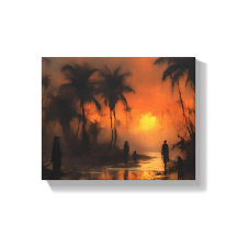 Promenade au crépuscule dans la jungle