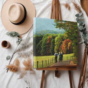 Toile Promenade d'automne Amish