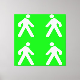 Toile Promenez-vous dans le vert