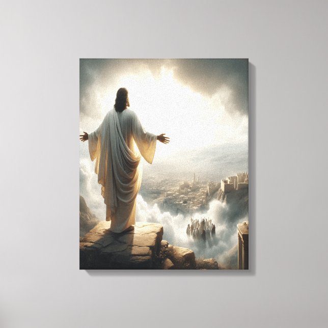 Toile Promesse accomplie par la porte du ciel (Recto)